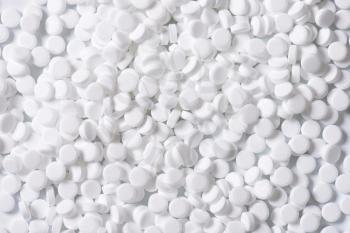 Closeup of artificial sweetener tablets
