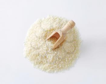 Heap of Thai jasmine rice