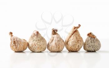 Studio shot of sugar-coated dried figs