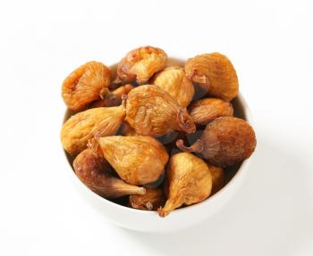 Studio shot of dried figs