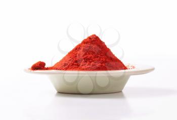 Heap of red paprika powder