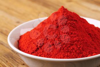 Paprika powder in a bowl
