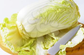 Head of fresh Chinese cabbage