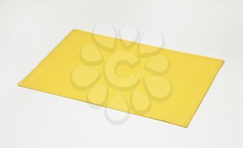 basketweave rectangular yellow place mat
