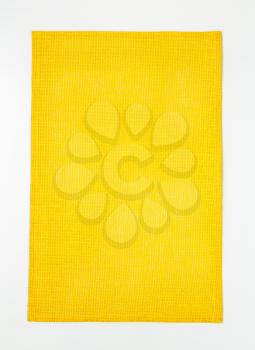 Waterproof basketweave rectangular yellow place mat
