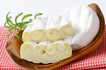 soft creamy cheese with white rind