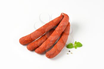 Hungarian Csabai Sausages (Csabai kolbasz) -  pork sausages with a lot of paprika