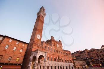 Palazzo Publico and Torre del Mangia, Siena, Italy
