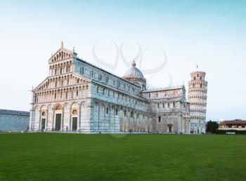 Pisa Cathedral and the Leaning Tower of Pisa, Italy, Europe