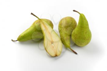 three whole pears and half a pear