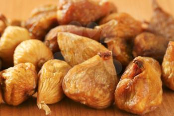 detail of sun dried figs
