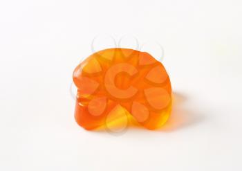 Gummy candy in the shape of orange slices