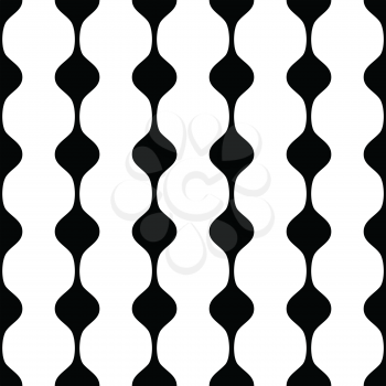 Vector seamless pattern. Simple abstract geometric background