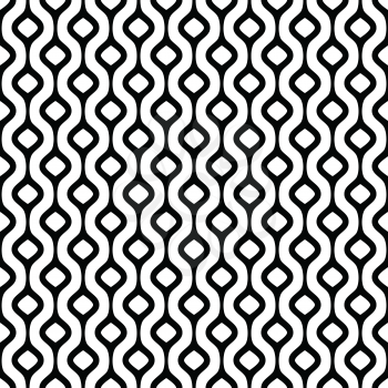 Vector seamless pattern. Simple abstract geometric background