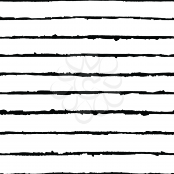 Vector seamless pattern. Grunge striped texture isolated on a white background.