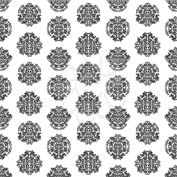 Luxury seamless pattern. Wallpaper in vintage style. Background Damask. Texture for print, wallpaper, home decor, textile, package design