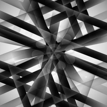 Vector abstract monochrome pattern line techno eps.