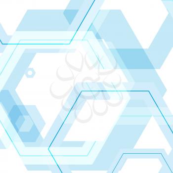 Vector background of large colored hexagons eps.