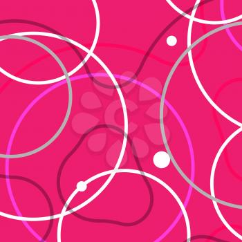 Vector background with abstract circles and patterns.