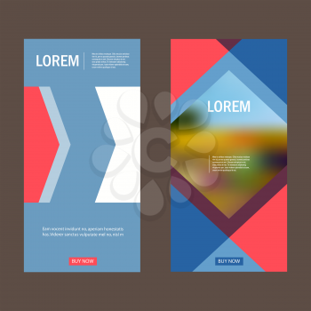 Vector brochure flyer modern design template.