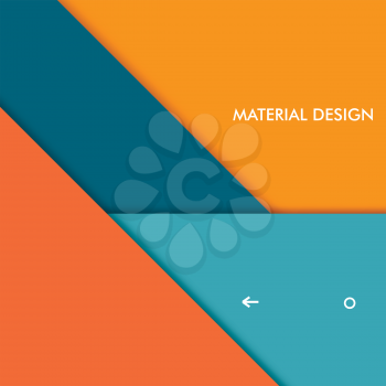 Modern material design vector background.