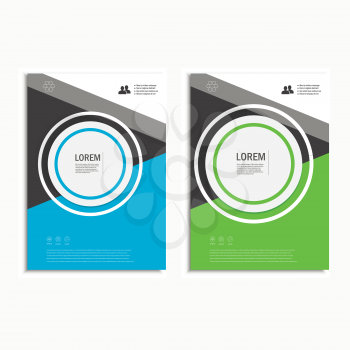 Vector design cover design brochure in A4 size.