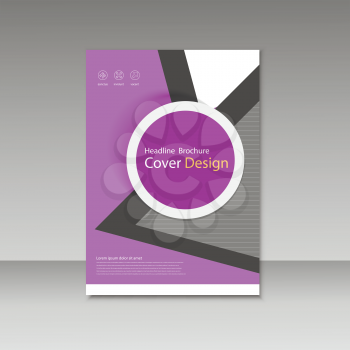 Vector Brochure Design Layout template.