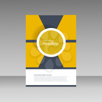 Brochure business style cover template.