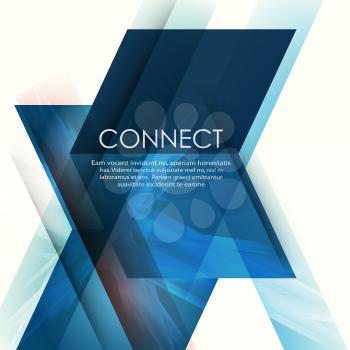 Abstract business background with technology lines. Template brochure design. Geometry modern design.