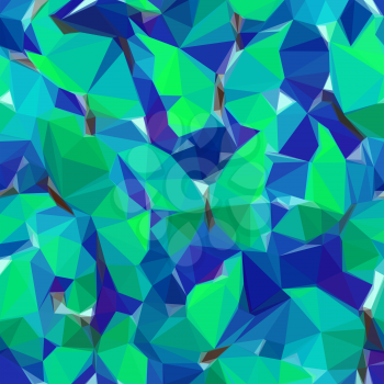 Low Poly Abstract Pattern, Colorful Polygonal Background. Vector