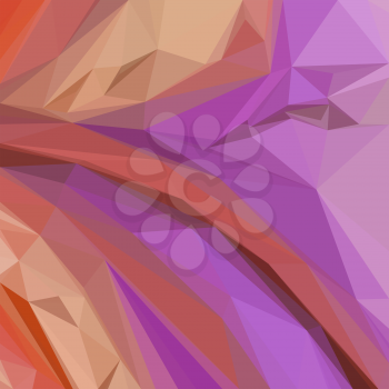Background with Abstract Low Poly Polygonal Geometrical Pattern. Vector