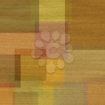 Abstract Backgrounds, Various Squares on a Natural Wooden Veneer