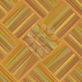 Wooden Parquet Texture Background, Polygonal Low Poly Design. Vector