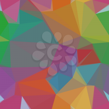 Abstract Background, Colorful Low Poly Design. Vector