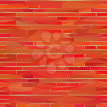 Abstract Background, Red and Orange Low Poly Design. Vector