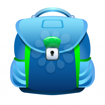 A vector illustration of school bag