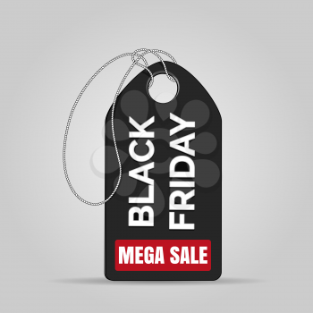 Black Friday sales badge. Super sale, discount, advertising, marketing price tag. 