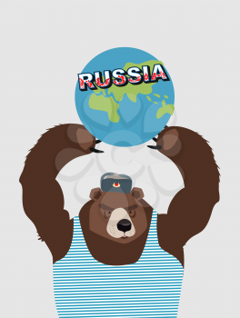 Russian bear keeps the Earth