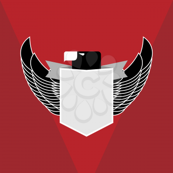 Military emblem eagle