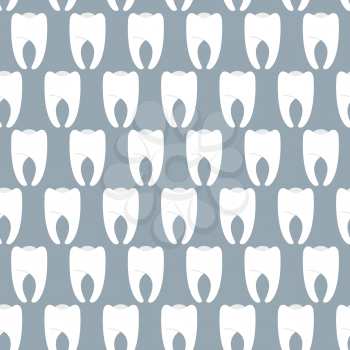 White clean teeth seamless pattern. Vetkornyj background for a dental clinic.
