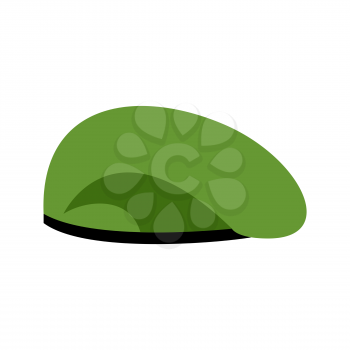 Beret military Green. Soldiers cap. army hat. War barret

