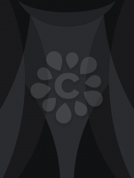 Black background for design certificate. Dark fashion Template
