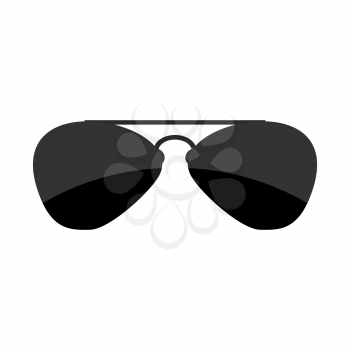 Sunglasses isolated. Accessory from sun on white background
