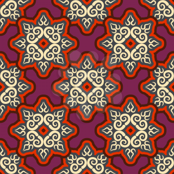 Kyrgyz pattern. Traditional national pattern of Kyrgyzstan. Texture pattern peoples of Central Asia. Ethnic national pattern for fabrics
