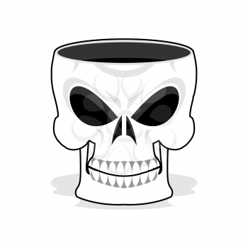 Skull jewelry box. Skeleton basket. Terrible pirate jewellery
