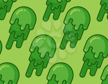 Snivel ornament. Snot pattern. Booger background. Green slime wad texture
