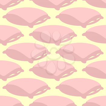 Pillow pattern. Bed linen background. Textile texture
