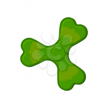 Irish spinner clover shamrock. Hand toy for Ireland. Green Clover Fidget finger 
