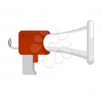 Megaphone isolated. bullhorn on white background. Vector illustration
