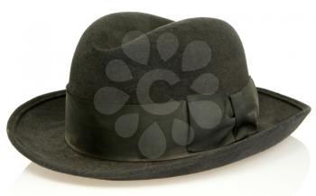 black hat isolated on white background